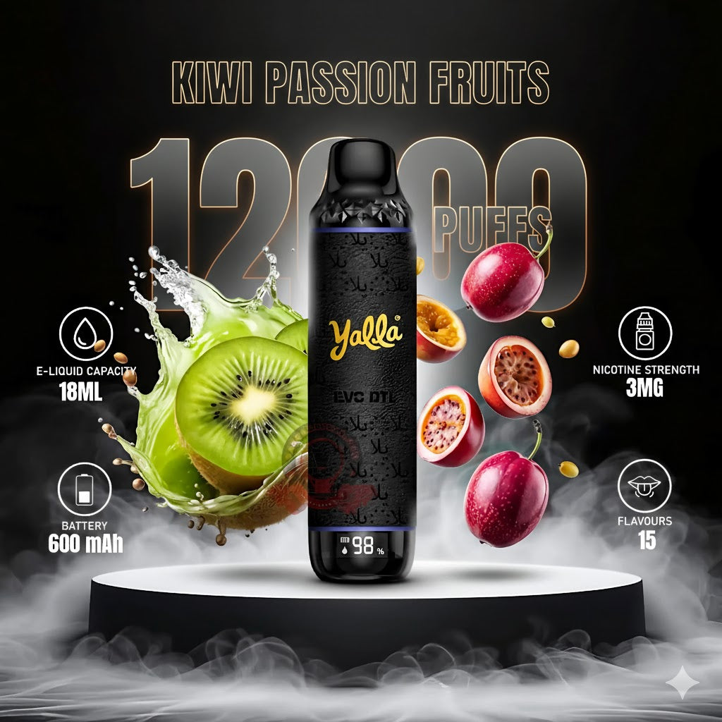 YALLA EVO DTL DISPOSABLE 12K PUFFS